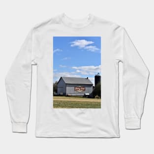 Cherry Crest barn Long Sleeve T-Shirt